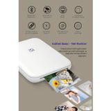 Hanin Taşınabilir Kablosuz Mini Fotoğraf Yazıcı Bluetooth Anında Baskı 5 Adet Fotoğraf Kağıdı Hediyeli