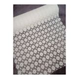 Hanks Home Yıldız Çiçeği Desen Dantel PVC Delikli Buzdolabı Raf ve Çekmece Örtüsü Kaymaz 1 Metre x 47 cm