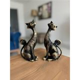 Hanlar Home Dekoratif Hediyelik Kuyruklu Kedi Biblo