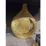 Hanlar Home Geniş Gövdeli Dekoratif Vazo - Modern Seramik Obje (28x37x8)