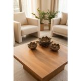 Hanlar Home Şık Hediyelik Sehpa Üzeri Lotus Çiçek Seti