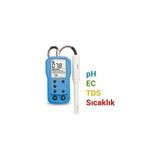Hanna Hı 9812-5 Harici Problu Ph / Ec / Tds / Sıcaklık Ölçer - Mavi