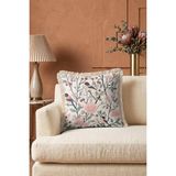 Hanna Home Dekoratif Çiçekli Saçaklı Kırlent Kılıfı Saçaklı Kırlent Yatak Odası Dekoru 43X43 cm - Çok Renkli - 43 x 43 cm