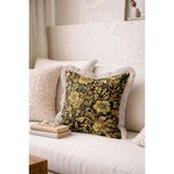 Hanna Home Dekoratif Kırlent Kılıfı Botanik Floral Desenli Yastık Kılıfı Yatak Odası Dekoru 43X43 cm - Çok Renkli - 43 x 43 cm