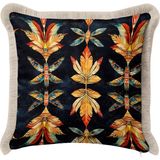 Hanna Home Dekoratif Kırlent Kılıfı Etnik Desenli Saçaklı Kırlent Yatak Odası Dekoru 43X43 cm - Çok Renkli - 43 x 43 cm