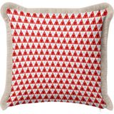 Hanna Home Dekoratif Kırlent Kılıfı Geometrik Desenli Yastık Kılıfı Yatak Odası Dekoru 43X43 cm - Çok Renkli - 43 x 43 cm