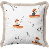 Hanna Home Dekoratif Kırlent Kılıfı Kırlent Kılıfı Çocuk Temalı Hayvan Desenli Kırlent Kılıfı Koltuk Takımı Aksesuarı 43X43 cm - Çok Renkli - 43 x 43 cm