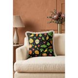 Hanna Home Hayvan Desenli Dekoratif Yastık Kılıfı Saçaklı Kırlent Yatak Odası Dekoru 43X43 cm - Çok Renkli - 43 x 43 cm