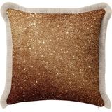 Hanna Home Saçaklı Kırlent Kılıfı Kırlent Kılıfı Parlak Kırlent Kılıfı Yatak Odası Dekoru 43X43 cm - Çok Renkli - 43 x 43 cm