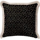 Hanna Home Saçaklı Kırlent Kılıfı Modern Geometrik Desenli Ev Dekorasyonu Saçaklı Yastık Kılıfı 43X43 cm - Çok Renkli - 43 x 43 cm