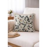 Hanna Home Saçaklı Yastık Kılıfı Geometrik Kırlent Kılıfı Yatak Odası Dekoru 43X43 cm Dijital Baskılı - Çok Renkli - 43 x 43 cm