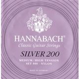 Hannabach 652667 Klasik Gitar Telleri Seri 900 Orta / Yüksek Tension Silver 200 - Set