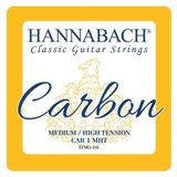Hannabach 652719 Klasik Gitar Telleri Karbon Orta / Yüksek Tension Diskant - 3'lü Diskant