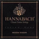 Hannabach 7287Mt Klasik Gitar 3'Lü Bas Tel Seti (Profesyonel - Yedek Bas Takımı) | Medium Tension (Orta), Custom Made Serisi Bas Yedekleri, Zengin Harmonik Yapı | Ölçüler: 4/4 Standart Klasik Gitar Uy
