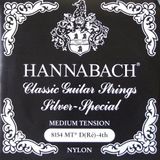 HANNABACH E8154 MT-Siyah D 4-string klasik gitar gül telleri 4-string × 6 Set
