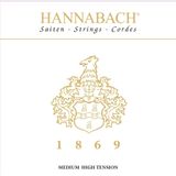Hannabach Klasik gitar teli seti Seri 1869 Karbon/Altın MHT - 1869MHT