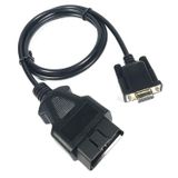 Hannah DB9 - OBD2 Kablosu, RS232 Dişi Port OBDII 16 Pin Erkek Adaptör, Teşhis Uzatma Kablosu, Dönüştürücü/Ara Bağlantı Kablosu