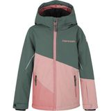 Hannah Kigali Jr Kız Çocuk Mont Su Geçirmez Polyester Kış Sporları İçin Gri - Pembe - 110 - 116 cm