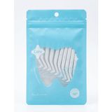 Hannah L Shaped Diş Arası Fırçası 10 Adet Beyaz Renk Arayüz Fırçası Seti 0.4 mm Diş Bakımı Diş Arası Temizleme
