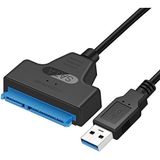Hannah USB 3.0 - SATA Dönüştürücü Kablo, 2.5 İnç HDD/SSD Taşınabilir Hard Disk Okuyucu Adaptör