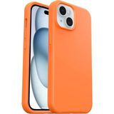 HANPORIUM Apple iPhone 14 Plus Uyumlu Silikon Kılıf - Pastel Renk Tonu Esnek Tam Koruma Kapak - Turuncu