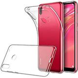HANPORIUM Huawei Y7 2019 Uyumlu Şeffaf Silikon Kılıf - Kamera Korumalı Esnek Tam Koruma Kapak