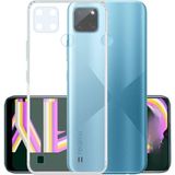 HANPORIUM Realme C25Y Uyumlu Şeffaf Silikon Kılıf - Kamera Korumalı Esnek Tam Koruma Kapak