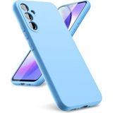 HANPORIUM Samsung Galaxy S23 Plus Uyumlu Silikon Kılıf - Pastel Renk Tonu Kamera Korumalı Esnek Kapak - Mavi