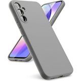 HANPORIUM Samsung Galaxy S24 Plus Uyumlu Silikon Kılıf - Pastel Renk Tonu Kamera Korumalı Esnek Kapak - Gri