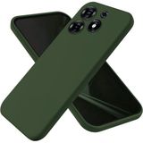HANPORIUM Tecno Spark 10 Pro Uyumlu Silikon Kılıf - Kamera Korumalı Esnek Pastel Renk Kapak - Yeşil