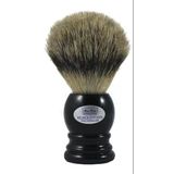 Hans Baier Exclusive Tıraş Fırçası Gerçek Gümüş Uçlu Porsuk Kılı - Siyah Saplı Boyut 1, 55 Gr