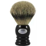 Hans Baier Exclusive Tıraş Fırçası Gerçek Gümüş Uçlu Porsuk Kılı - Siyah Saplı Boyut 2, 61 Gr