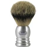 Hans Baier Exclusive Tıraş Fırçası Gerçek Silvertip Porsuk Kılı - Alüminyum Saplı Boyut 3, 131 G