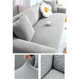 Hansarayhome Hansaray Tuğla Desen Koltuk Örtüsü Lastikli Kayma Yapmayan Çekyat Kanepe Kılıfı 1 Adet - 180 x 230 cm - Gri