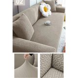 Hansarayhome Hansaray Tuğla Desen Koltuk Örtüsü Lastikli Kayma Yapmayan Çekyat Kanepe Kılıfı 1 Adet - 180 x 230 cm - Vizon