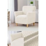 Hansarayhome Hansaray Tuğla Koltuk Kılıfı Tekli Bir Kişillık Koltuk Örtüsü Yıkanabilir Yüksek Kaliteli - 45 x 75 cm - Krem