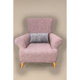 Hansarayhome Jakarli Tekli Koltuk Örtüsü Berjer Koltuk Kılıfı - 50 x 75 cm - Pembe