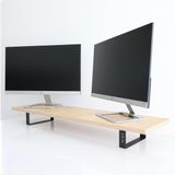 Hansdo Dual Monitör Standı – Ikili Monitör Standı – Monitör Yükseltici – Mdf Lam � - Çok Renkli