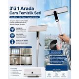 Hansel CAM,YER,DUVAR SİLME MOPU PÜSKÜRTMELİ HAZNELİ TELESKOPİK MOP
