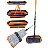 Hansel Kendinden Sıkmalı Lüx Mop Set 52 cm Uzunlukta Kullanışlı Kovalı Temizlik Aracı