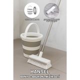 Hansel TEMİZLİK SETİ KOVALI BANYO-BALKON KATLANIR KOVA 13LT