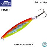 Hansen Fight Kaşık 7.6cm 18GR Orange Flash