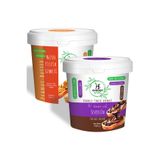Hanser Natürel %100 Fıstık Ezmesi & Seversin Kakaolu Fındık Kreması 2’li Paket (1000 GR X2)