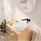 Hansgrohe 72528670 Rebris S Satin Siyah Ankastre Lavabo Bataryası