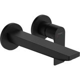 Hansgrohe 72568670 Rebris E Tek Kollu Satin Siyah Ankastre Lavabo Bataryası