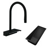 Hansgrohe Aquno Select M81 Spiralli Eviye Bataryası sBox - SATİN SİYAH