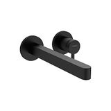 hansgrohe Finoris Modern 1 Saplı 2 Delikli 10 cm Uzunluğunda Duvara Monte Banyo Bataryası Mat Siyah, 76050671