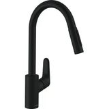 Hansgrohe Focus M41 Spiralli Eviye Bataryası 240 Satin Siyah