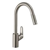 Hansgrohe Focus M41 Tek Kollu Eviye Bataryası Paslanmaz Çelik - Krom