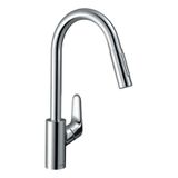 Hansgrohe HG31815000 Focus M41 Tek Kollu Eviye Bataryası 240 2 Jet Çekilebilir El Duşu